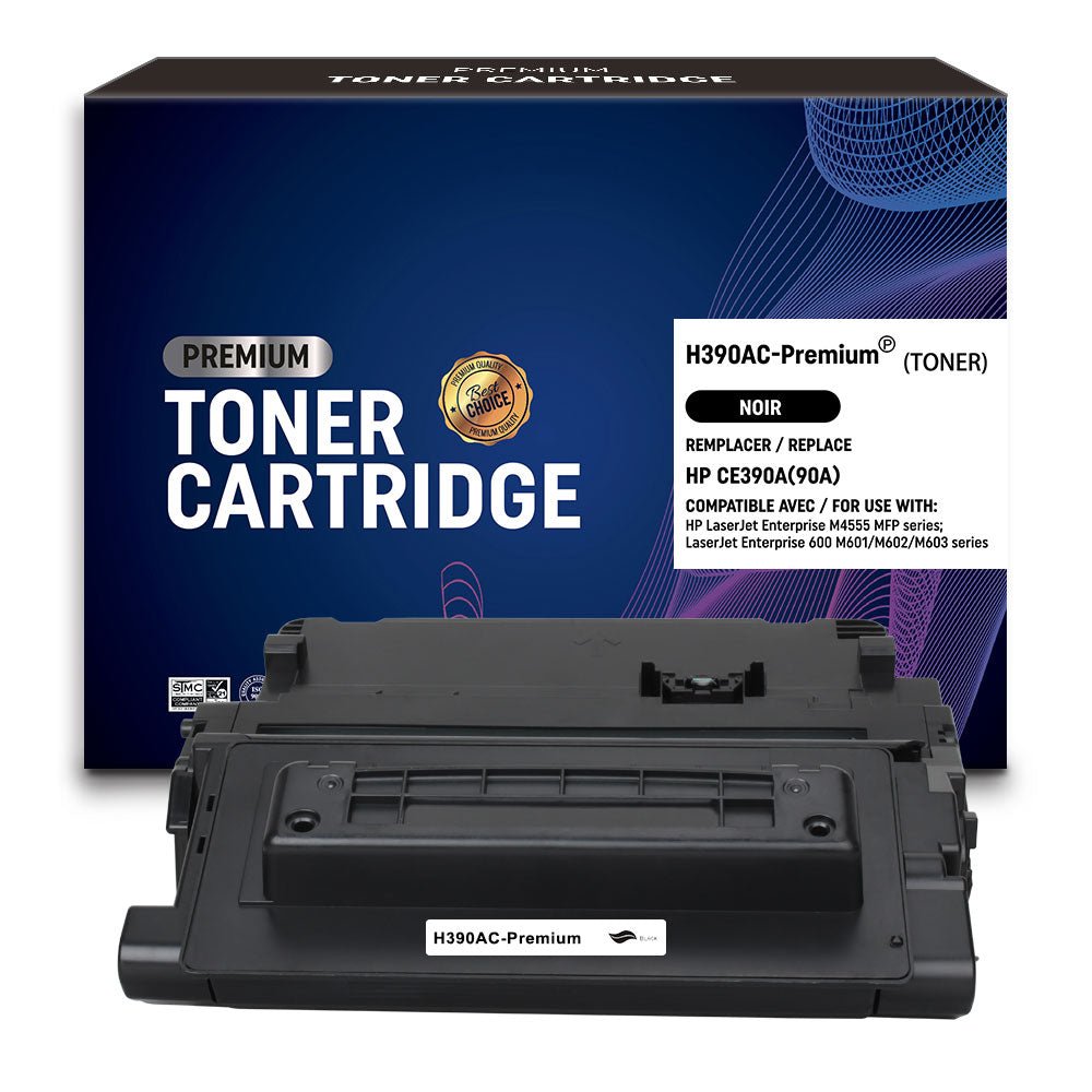 Cartouche de toner Compatible HP CE390A(90A) Noir 10000pages - KERA FRANCE Cartouche de toner Compatible HP CE390A(90A) Noir 10000pages - KERA FRANCE